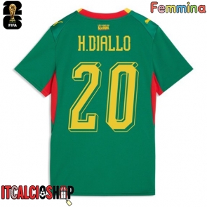 Senegal Habib Diallo #20 Seconda Maglia Femmina Mondiali 2026 Manica Corta